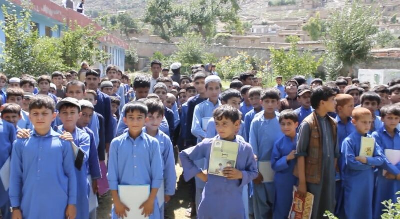 Kunar Students Receive School Supplies in Asadabad and Nari District